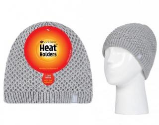 Dámská thermočepice Heat Holders - pletená Barva: šedá II