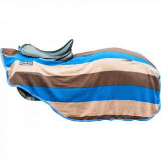 HKM bederní odpocovací deka - barevné pruhy Barva: Modrá, Velikost: 125cm