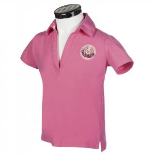 HKM dětské tričko Princess s límečkem Barva: Růžová, Velikost: 110-116, 4-6let