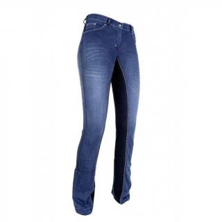 Pantalony -Letní denim- HKM Barva: Modrá, Velikost: 38