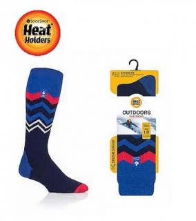 Thermopodkolenky Heat Holders ultra lite, pánské  - vzorované, 39 - 45 Barva: modrá, červená - vlnka