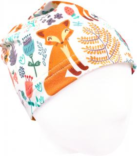 V-Mart, Jarní/podzimní čepice Lišky 52-54 cm