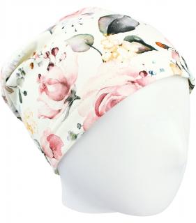 V-Mart, Jarní/podzimní čepice Růže 48-50 cm