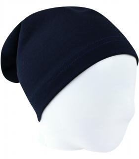 V-Mart, Jarní/podzimní tmavě modrá čepice 46-48 cm