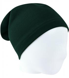 V-Mart, Jarní/podzimní tmavě zelená čepice 52-54 cm