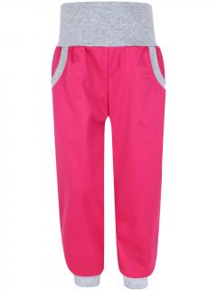 V-Mart, Pružné letní růžové softshellové kalhoty 86