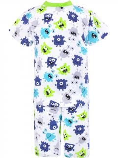 V-Mart, Pyžamo s krátkým rukávem Příšerky na bílé 110