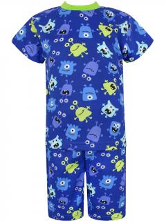 V-Mart, Pyžamo s krátkým rukávem Příšerky na tmavě modré 104
