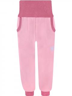 V-Mart, Starorůžové softshellové kalhoty (s fleecem) 98