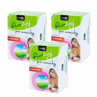 BIO Dětské čaje BABIO 2+1 Zdarma 3x20 sáčků Zvolte variantu: Bio čaj pro kojící maminky 2+1 zdarma