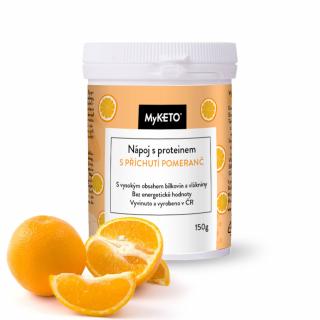 MyKETO Nápoj s proteinem s příchutí pomeranč Zvolte variantu: 3× Nápoj s proteinem (velké cenové zvýhodnění)