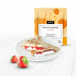 MyKETO Proteinová palačinka jahodová Zvolte variantu: 1x40g