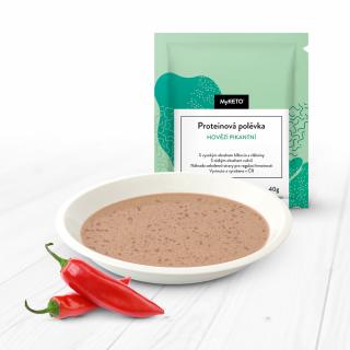 MyKETO Proteinová polévka hovězí pikantní Zvolte variantu: 1x40g