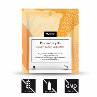 MyKETO Proteinové jídlo hovězí ragú s kuskusem Zvolte variantu: 5x55 g