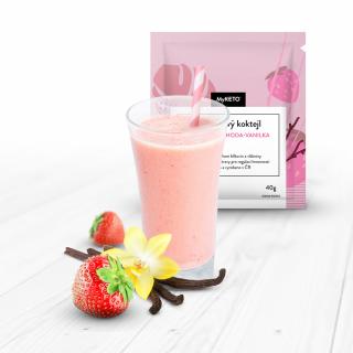 MyKETO Proteinový koktejl s příchutí jahoda-vanilka Zvolte variantu: 1x40g