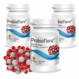 Probiotika ProbioFlora s prebiotiky a 7 kmeny bifido a lakto bacilů Zvolte variantu: 3x 60 kapslí