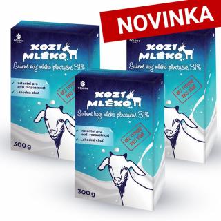 Sušené kozí mléko instantní multipack 3×300g