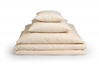 Luxusní flanelové povlečení Besky Premium ze 100% biobavlny krémové barvy (na všechny velikosti výrobků Besky) Varianta: na váleček o rozměru 45×16 cm…
