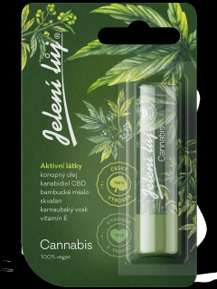 Jelení lůj | Cannabis (Konopný olej + Kanabidiol CBD | dokonalá péče o rty)