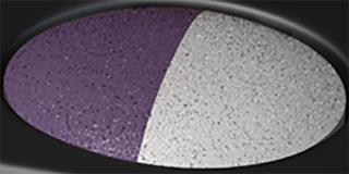 Minerální oční stíny DUO Odstín: č.6  fialová/perleť