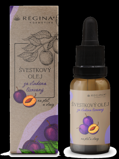 Za studena lisovaný Švestkový olej na pleť a vlasy (20 ml)