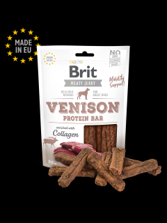 Brit Jerky Snack–Venison Protein bar 80 g