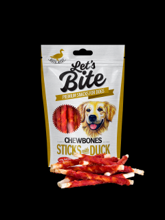 Let’s Bite Chewbones - Sticks with Duck 80 g