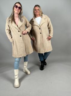 Kabát HEAVEN/BEŽOVÁ Velikost: L/XL