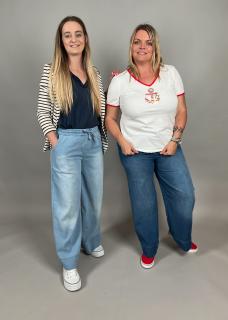 Kalhoty WILMA Barva: Světle modrá