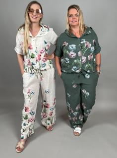 Komplet len TRIP Barva: Khaki
