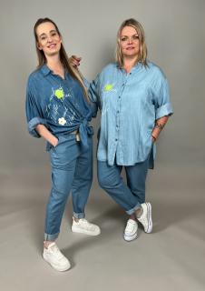 Košile JEANS/OCEAN Barva: Světle modrá