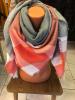 Maxi šátek Debra Barva: Oranžovo-šedá