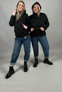Mikina CARINO/ČERNÁ Velikost: 3XL