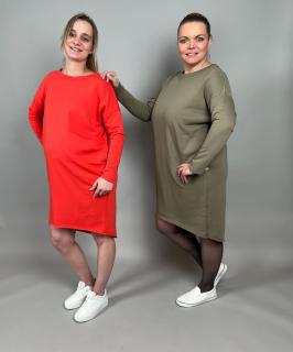 Mikinové šaty DEKOT Barva: Khaki