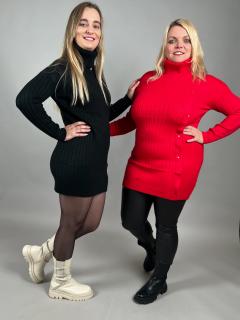 Rolák s knoflíky ALICE Barva: Černá