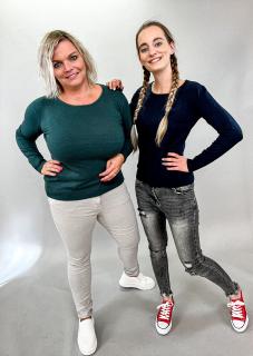 Svetřík STREET/SMOOTH Velikost a barva: Tmavě zelená L/XL