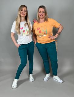 Tričko TULIPÁNY Velikost a barva: Černá L/XL