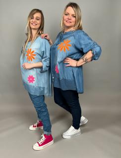 Tunika JEANS/MIA Barva: Světle modrá
