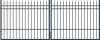 PORTLAND brána dvoukřídlá, šířka 4000, výška 1600 mm