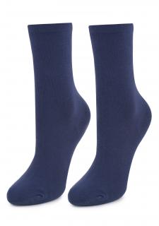 Bavlněné dámské ponožky FORTE 58 GRANAT, ONE-SIZE (univerzální)