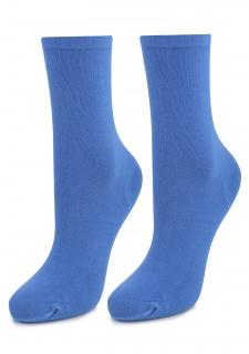Bavlněné dámské ponožky FORTE 58 NEW BLUE, ONE-SIZE (univerzální)