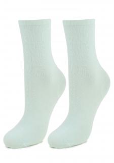Bavlněné dámské ponožky FORTE 58 PEPER MINT, ONE-SIZE (univerzální)