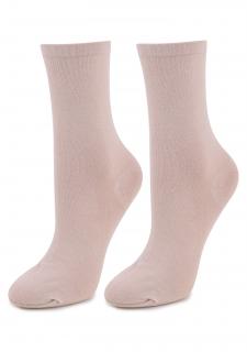 Bavlněné dámské ponožky FORTE 58 VISONE, ONE-SIZE (univerzální)