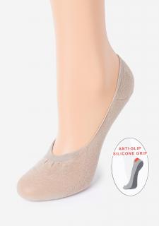 Bavlněné nízké ponožky COTTON ANTI-SLIP VISONE, 36/40