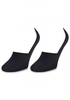 Komfortní pánské nízké ponožky MEN P38 BLACK, ONE-SIZE (univerzální)
