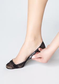 Nízké ponožky LACE P35 BLACK, ONE-SIZE (univerzální)