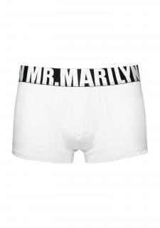 Pánské bavlněné boxerky MR MARILYN LETTERS BOXER WHITE, M