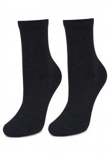 Ponožky SHINE 01 BLACK/SILVER, ONE-SIZE (univerzální)