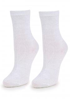 Ponožky SHINE 01 WHITE, ONE-SIZE (univerzální)
