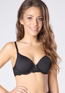 POUPEE bezešvá podprsenka WONDERFUL BLACK, 85D